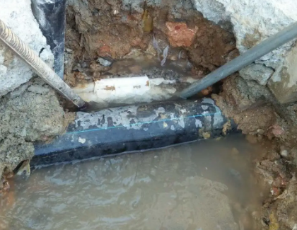 平桥测漏水之水管漏水